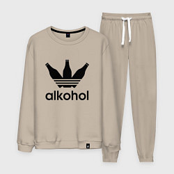 Мужской костюм Alcohol в виде Adidas