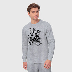 Костюм хлопковый мужской Крутая Ливерпульская четвёрка!, цвет: меланж — фото 2