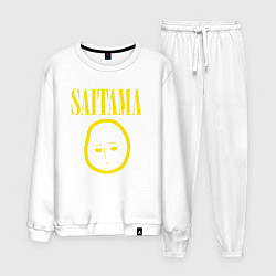 Костюм хлопковый мужской SAITAMA NIRVANA, цвет: белый