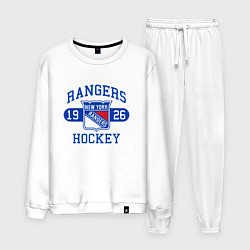 Костюм хлопковый мужской Нью Йорк Рейнджерс, New York Rangers, цвет: белый