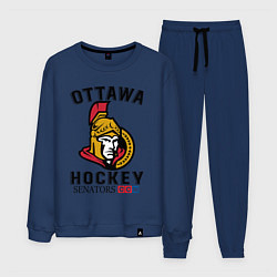 Костюм хлопковый мужской OTTAWA SENATORS ОТТАВА СЕНАТОРЗ, цвет: тёмно-синий