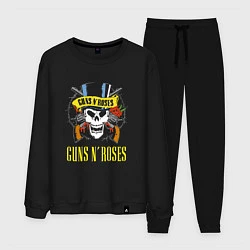 Костюм хлопковый мужской GUNS N ROSES ГРУППА, цвет: черный