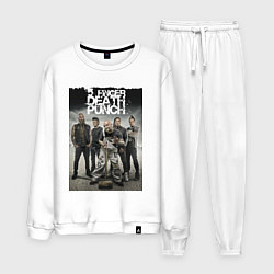 Костюм хлопковый мужской Five Finger Death Punch!, цвет: белый