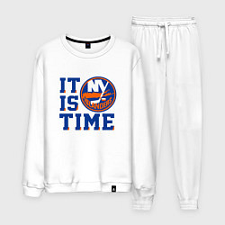 Костюм хлопковый мужской It Is New York Islanders Time Нью Йорк Айлендерс, цвет: белый