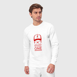 Костюм хлопковый мужской Klopp - Normal One, цвет: белый — фото 2