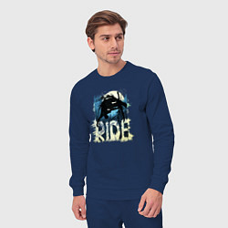 Костюм хлопковый мужской Ride Ski, цвет: тёмно-синий — фото 2