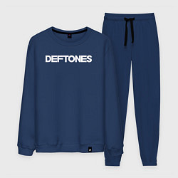 Костюм хлопковый мужской Deftones hard rock, цвет: тёмно-синий