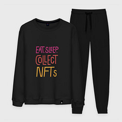 Мужской костюм Eat Sleep Collect NFTs