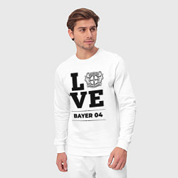 Костюм хлопковый мужской Bayer 04 Love Классика, цвет: белый — фото 2