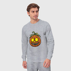 Костюм хлопковый мужской Сумасшедший Хэллоуин, цвет: меланж — фото 2