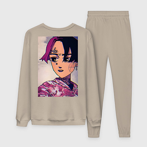 Мужской костюм Lil Peep / Миндальный – фото 2