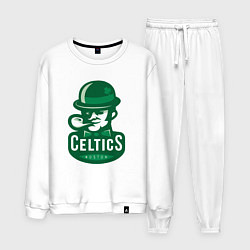 Костюм хлопковый мужской Celtics Team, цвет: белый