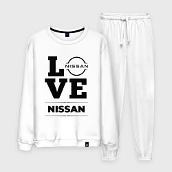 Костюм хлопковый мужской Nissan Love Classic, цвет: белый