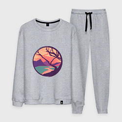 Мужской костюм Оранжевое небо