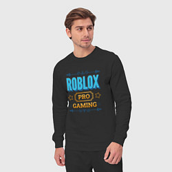 Костюм хлопковый мужской Игра Roblox PRO Gaming, цвет: черный — фото 2