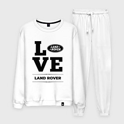Костюм хлопковый мужской Land Rover Love Classic, цвет: белый