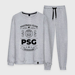 Костюм хлопковый мужской PSG: Football Club Number 1 Legendary, цвет: меланж
