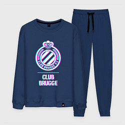 Мужской костюм Club Brugge FC в стиле Glitch