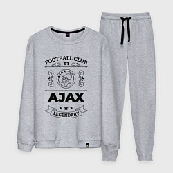 Костюм хлопковый мужской Ajax: Football Club Number 1 Legendary, цвет: меланж
