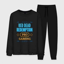 Костюм хлопковый мужской Игра Red Dead Redemption PRO Gaming, цвет: черный