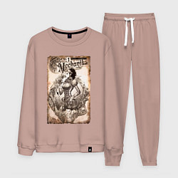 Костюм хлопковый мужской Lady Mechanika, цвет: пыльно-розовый