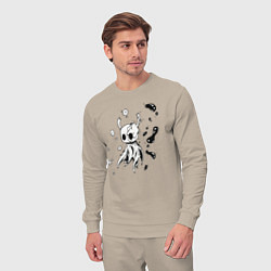 Костюм хлопковый мужской Hollow Knight game, цвет: миндальный — фото 2