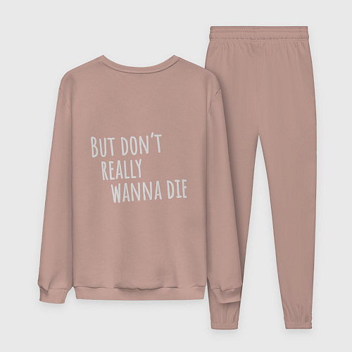 Мужской костюм Miss Wanna Die / Пыльно-розовый – фото 2