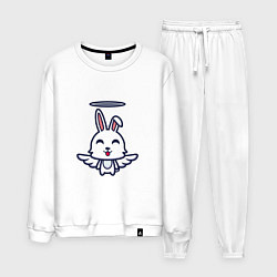 Костюм хлопковый мужской Angel Bunny, цвет: белый
