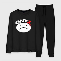 Мужской костюм Onyx logo white