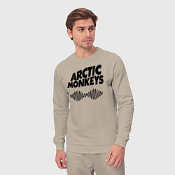 Костюм хлопковый мужской Arctic Monkeys, цвет: миндальный — фото 2