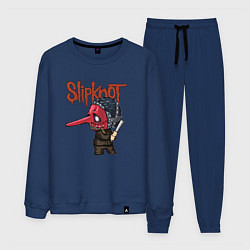 Костюм хлопковый мужской Slipknot mask art, цвет: тёмно-синий