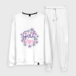 Мужской костюм Girl power flowers