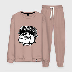 Мужской костюм Evil bulldog head