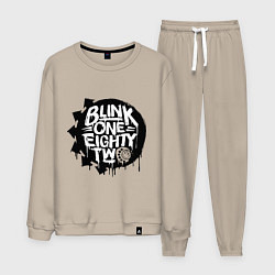 Костюм хлопковый мужской Blink one eighty two, цвет: миндальный