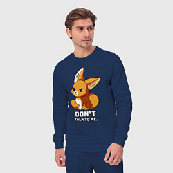 Костюм хлопковый мужской Offended fox, цвет: тёмно-синий — фото 2