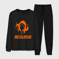 Костюм хлопковый мужской Metal Gear Solid Fox, цвет: черный