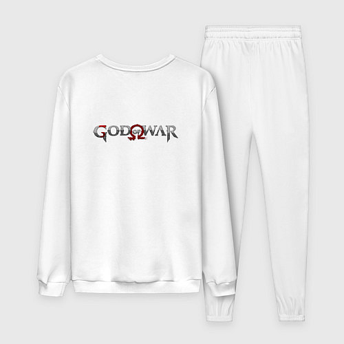 Мужской костюм Кратос, бог войны / Белый – фото 2
