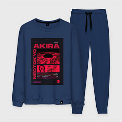 Костюм хлопковый мужской Akira poster, цвет: тёмно-синий