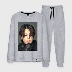 Костюм хлопковый мужской Handsome Jimin, цвет: меланж