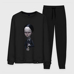 Мужской костюм Wednesday с ядом рисунок