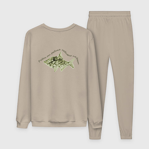 Мужской костюм Fishing / Миндальный – фото 2