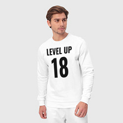 Костюм хлопковый мужской Level up 18 лет, цвет: белый — фото 2