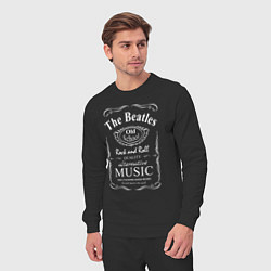 Костюм хлопковый мужской The Beatles в стиле Jack Daniels, цвет: черный — фото 2