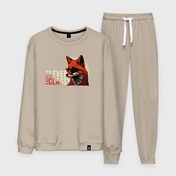 Костюм хлопковый мужской Clever and classy, цвет: миндальный