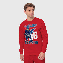 Костюм хлопковый мужской Кучеров Никита, цвет: красный — фото 2