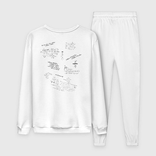 Мужской костюм Математик / Белый – фото 2