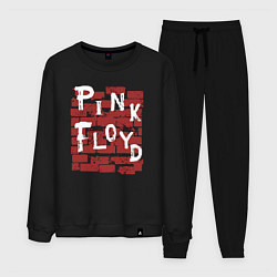 Костюм хлопковый мужской Рок музыка pink floyd стена, цвет: черный