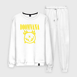 Костюм хлопковый мужской Doomvana, цвет: белый