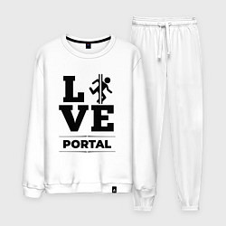 Костюм хлопковый мужской Portal love classic, цвет: белый