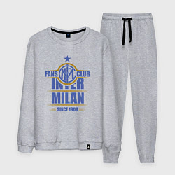 Костюм хлопковый мужской Inter Milan fans club, цвет: меланж